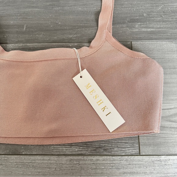 Meshki Nude Bandage Crop Top - Picture 5 of 8